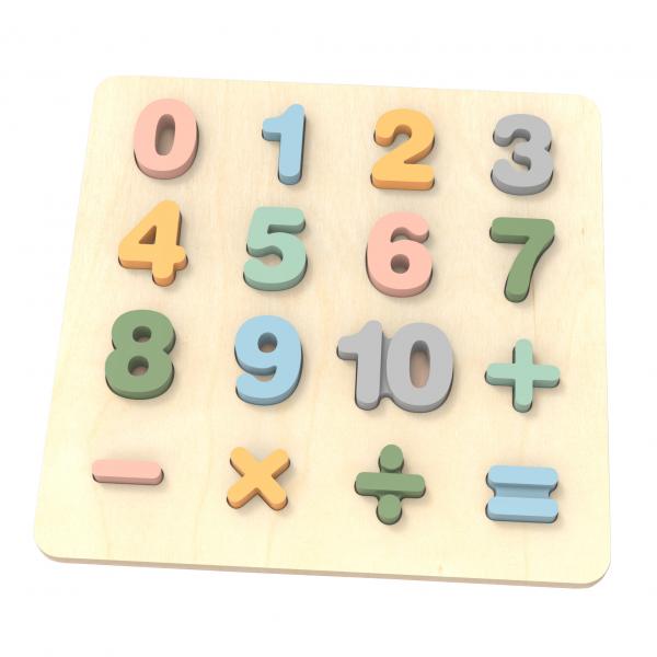 Number Puzzle-Square Shape