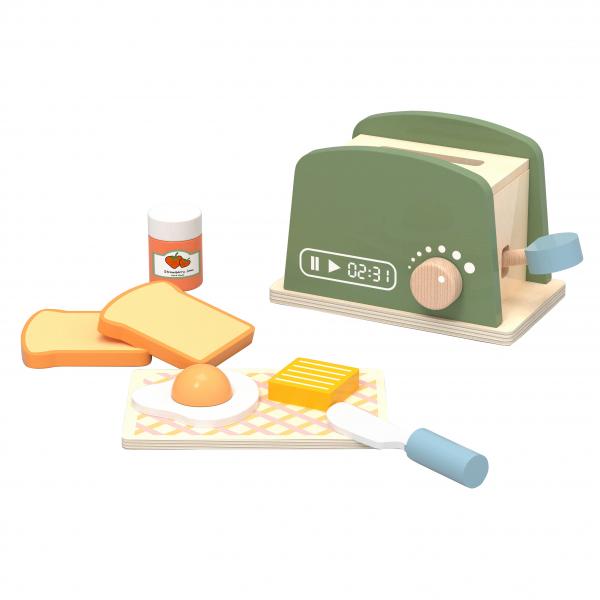 Wooden Toaster Set
